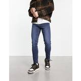 New Look Blå Bukser & Shorts New Look – Skinny jeans mörkblå tvätt