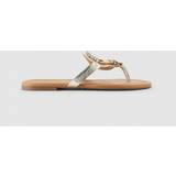 See by Chloé Hana Gold Slides 37, Colour: Gold Fabric