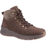 Cotswold Sneakers Cotswold Mens Avening Leather Walking Shoes Brown