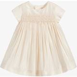 Babyer - Silke Kjoler Bonpoint Baby Maruska silk dress and bloomers set white