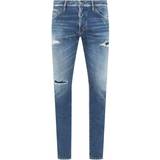 DSquared2 Blå Bukser & Shorts DSquared2 Blue Cotton Jeans & Pant IT46