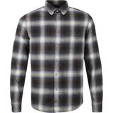 Woolrich Ternede Tøj Woolrich Light Flannel Check Shirt in Grey Check