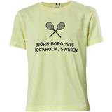 Björn Borg Overdele Björn Borg Jr Sport Tee Yellow, Unisex, Tøj, T-shirt, Gul, 146/152