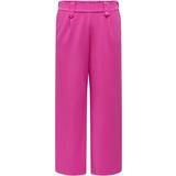 54 - Pink Bukser & Shorts Only Curvy Ensfarvede Bukser