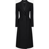 48 - Silke Frakker Dolce & Gabbana Long single-breasted wool cady coat
