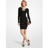 Michael Kors Sort Kjoler Michael Kors kjoler EMPIRE HW CUTOUT RIB