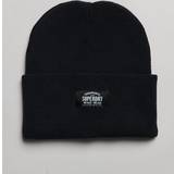 Superdry Sort Tilbehør Superdry Classic Knitted Beanie Hat