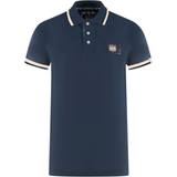 Aquascutum S Overdele Aquascutum London Union Jack Navy Blue Polo Shirt