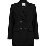 Sjalskrave - Sort Overdele Co'Couture Volacc Double Blazer Black sort
