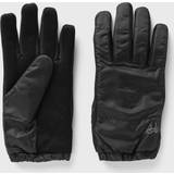 Microfiber - Sort Tilbehør Elmer Mens Black Antler Brand-embroidered Shell Gloves