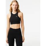 Lacoste Dame BH'er Lacoste Bralette with Contrasting Stitching Black