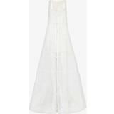 40 - Lange kjoler - Polyamid Jacquemus Womens White Dentelle Square-neck Lace Maxi Dress