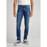 Pepe Jeans Elastan/Lycra/Spandex Bukser & Shorts Pepe Jeans Herren Stanley Blue Denim-HS6 32L