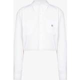 10 - Dame - XL Skjorter Givenchy White Cropped Shirt White FR