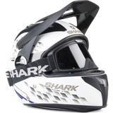 Shark Adventure hjelme Motorcykelhjelme Shark Adventurehjelm Explore-R Arachneus, Hvid/Sort/Sølv
