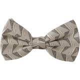 Dolce & Gabbana Tilbehør Dolce & Gabbana Gray 100% Silk Adjustable Neck Papillon Bow Tie