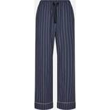 32 - Blå - Stribede Tøj Homewear Flannel Pants
