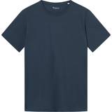 Knowledge Cotton Apparel Herre - XL T-shirts Knowledge Cotton Apparel Agnar Basic T-shirt, Total Eclipse