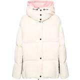 Moncler Nylon Overtøj Moncler Off-White & Pink Parana Down Jacket 034 White