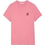 Kort - Pink Overdele Zadig & Voltaire Tommy skull t-shirt rubber
