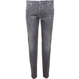 DSquared2 Høj talje Tøj DSquared2 Gray Cotton Jeans & Pant IT42