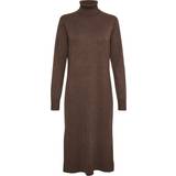 40 - Polyamid Kjoler Saint Tropez Kjole MilaSZ Roll Neck Long Dress Brun