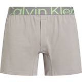 Calvin Klein Beige Underbukser Calvin Klein Boxershort, Logo-Bund, für Herren, grau
