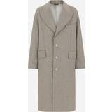 58 - Uld Overtøj Dolce & Gabbana Deconstructed single-breasted wool coat