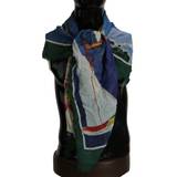 Cashmere - Multifarvet Tøj Dolce & Gabbana Multicolor Modal Sorrento Wrap Shawl Scarf
