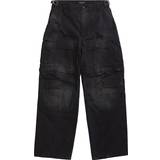 Balenciaga XS Bukser & Shorts Balenciaga Cargo Pants Black Black