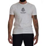 60 - Hvid Overdele Dolce & Gabbana White Logo Cotton Amor Magister T-shirt IT60