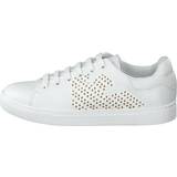 Emporio Armani Hvid Sko Emporio Armani Lace Up Sneaker R579 White gold