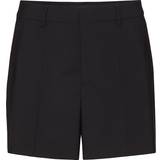 Valentino Elastan/Lycra/Spandex Bukser & Shorts Valentino Wool-blend Bermuda shorts black