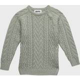 S Striktrøjer Børnetøj Molo Kid's Bjork Knitted Wool Sweater, Newborn-3 CALM GREEN