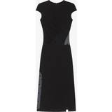 40 - Midikjoler - Nylon Givenchy Black 4G Midi Dress 001-Black FR