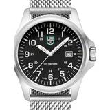 Luminox Herre Armbåndsure Luminox G Collection Patagonia X2.2501.M 43mm Military with Silver Case/Band Black White Numbers Date Function 100m White/Black/Silver