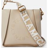 Stella McCartney Nylon Tasker Stella McCartney Logo Studded Grainy Alter Mat Shoulder Bag, Woman, Oat Oat U
