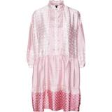 Kjoler Vero Moda Levi Short Dress - Snow White Pink Palm
