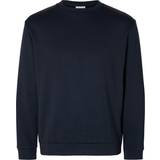 Blå - Viskose Sweatere Selected Langærmet Sweatshirt Blå