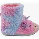 Børnesko Totes Kids Pink Unicorn Boot Slippers Pink