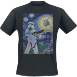 Star Wars Herre - M T-shirts Star Wars Night T-Shirt black