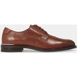 45 Oxford Tommy Hilfiger Leather Lace-Up Derby Shoes WINTER COGNAC