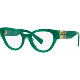Miu Miu Briller & Læsebriller Miu Miu MU01VV 15H1O1 Green 52MM