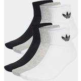 Adidas Strømper adidas Originals Mid Ankelsokker 6-Pakke, White Grey Heather Black