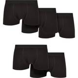 Urban Classics Underbukser Urban Classics Set of five solid organic cotton boxer shorts Boxers black