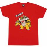 S - Sløjfe Overdele Super Mario Bowser T-Shirt Red 7-8 Years