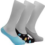 Happy Socks Herre Undertøj Happy Socks 3-Pack Big Dot Liners Patterned, Unisex, Tøj, Mønstret, 41-45