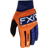 FXR Motorcykelhandsker FXR Crosshandsker Prime, Orange/Marineblå