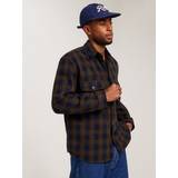 Selected Skind Tøj Selected Flannel Overshirt Brun