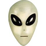 Gul Heldækkende masker Kostumer Horror-Shop Glow in the Dark Alien Maske für Kostüme